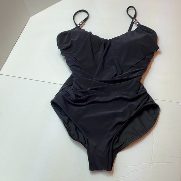 NWT Magicsuit Ruffle One Piece Style Swimsuit - Picture 2 of 4